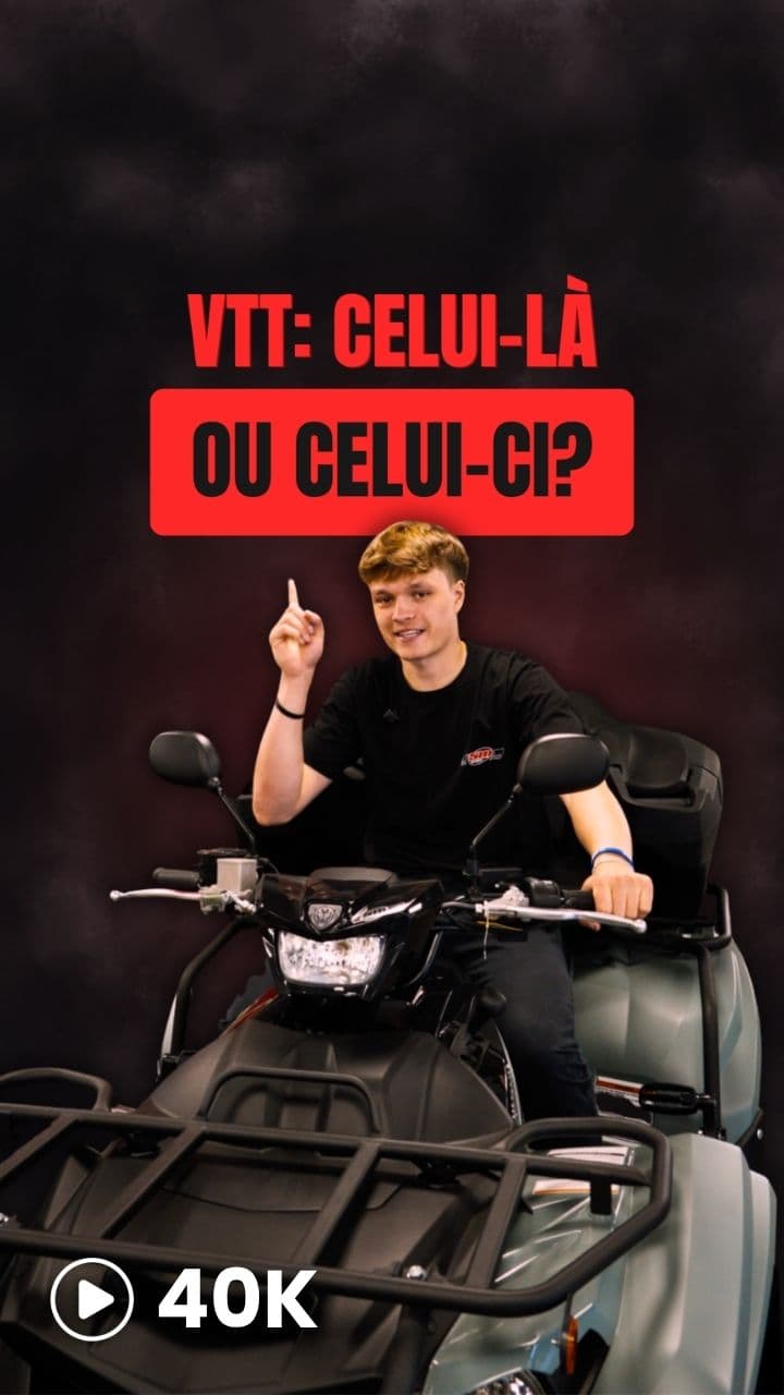 Vignette vidéo — comparatif de deux modèles de VTT