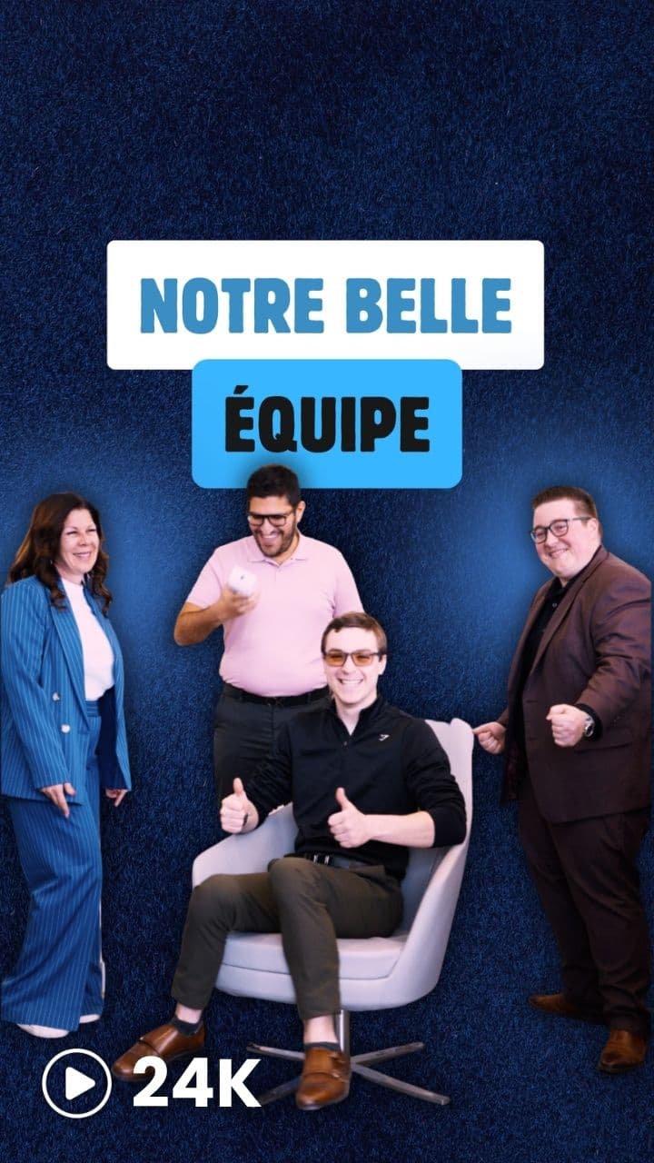 Vignette vidéo — présentation de l'équipe