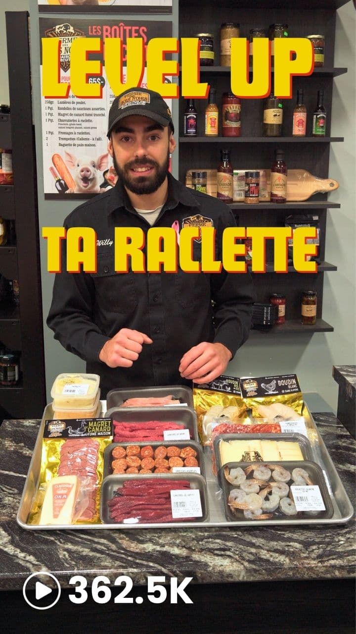 Vignette vidéo — plateau de charcuteries et fromages pour une raclette