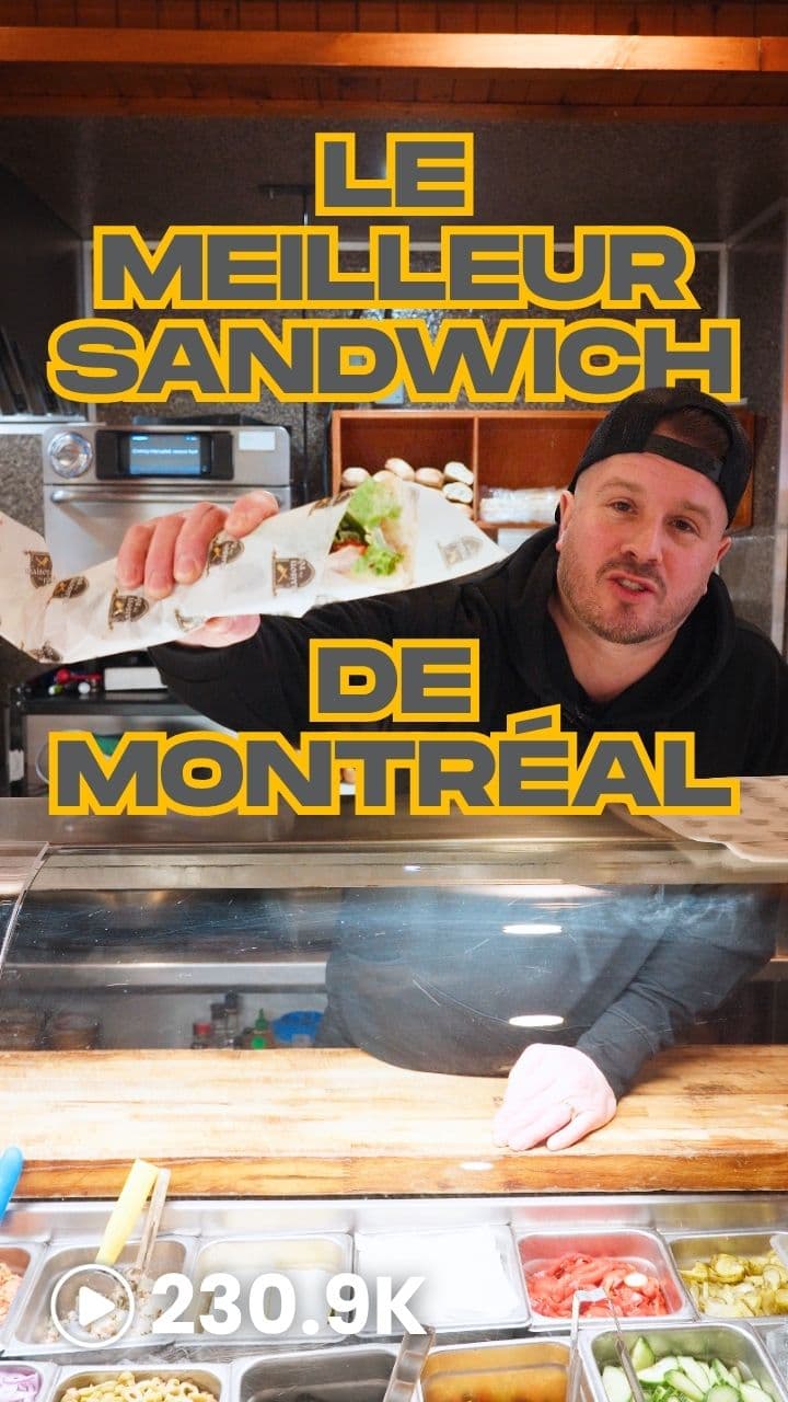 Vignette vidéo — le meilleur sandwich de Montréal